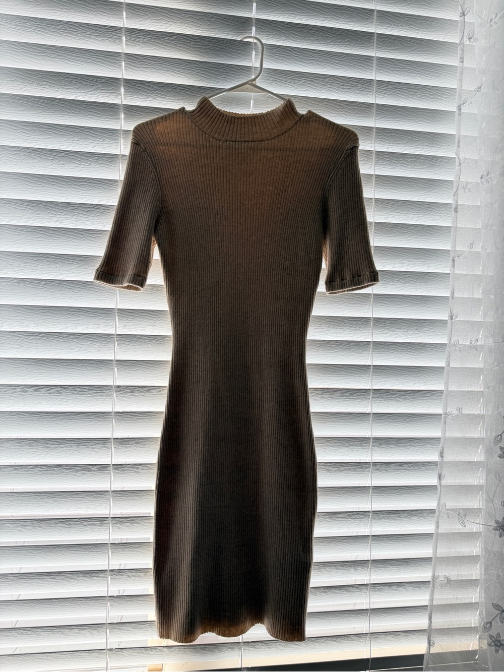 Cotton On Ribbed Midi Dress - Brown
